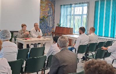 Министр здравоохранения республики М.В. Панькова совершила рабочую поездку в город Звенигово Министр здравоохранения республики М.В. Панькова совершила рабочую поездку в город Звенигово