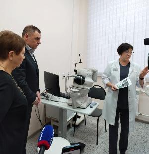 Глава Республики Марий Эл Ю.В. Зайцев посетил офтальмологическое консультативно-диагностическое отделение Республиканской клинической больницы Глава Республики Марий Эл Ю.В. Зайцев посетил офтальмологическое консультативно-диагностическое отделение Республиканской клинической больницы